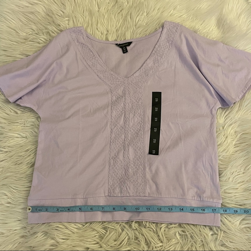 NWT | Banana Republic | Lavender Tee shirt - Picture 7 of 12
